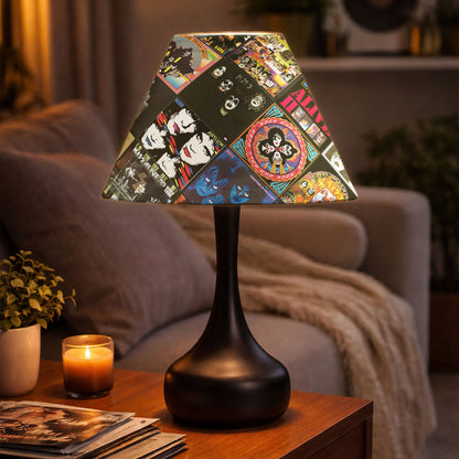 KISS Table Lamp – Classic Album Cover Collage Rock Band Fan Decor