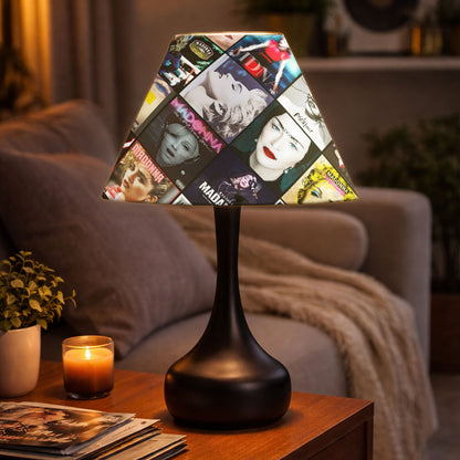 Madonna Table Lamp – Classic Album Cover Collage Pop Icon Fan Decor