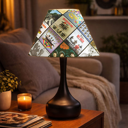 The Beatles Table Lamp – Cylinder & Pyramid Design Music Decor