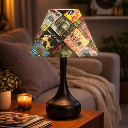 Guns N' Roses Table Lamp – Classic Album Cover Collage Rock Fan Decor