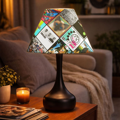 Blink-182 Table Lamp – Cylinder & Pyramid Design Music Decor