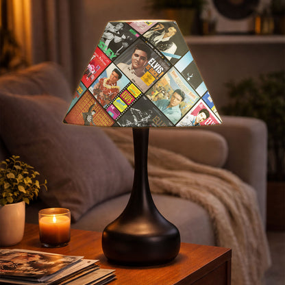 Elvis Presley Table Lamp – Cylinder & Pyramid Design Music Decor