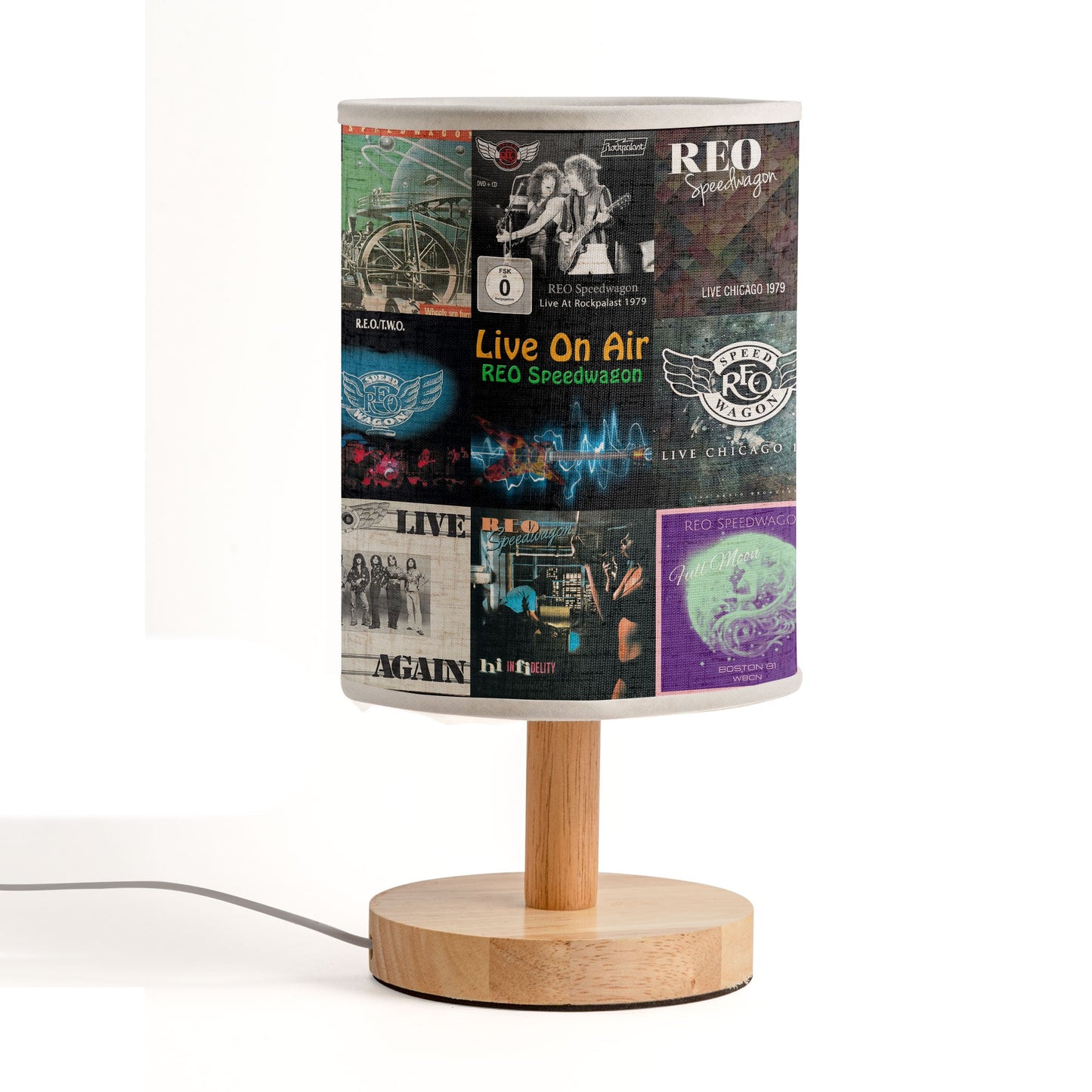 REO Speedwagon Album Art Fabric Lamp – Rock Classics Collection ?