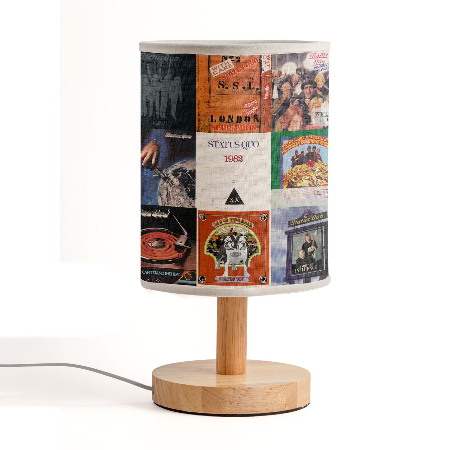?? Status Quo Album Art Lamp – Boogie Rock Spirit & Timeless Energy