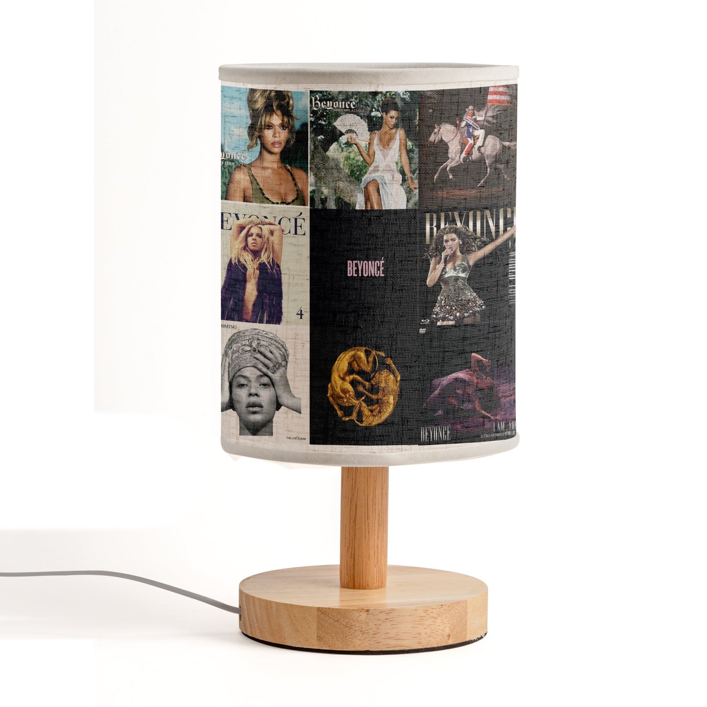 Beyoncé Fabric Lamp – Iconic Album Cover Table Light