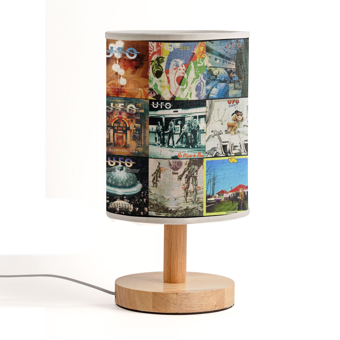 Rock Legends Shine – UFO Albums Fabric Lamp ????