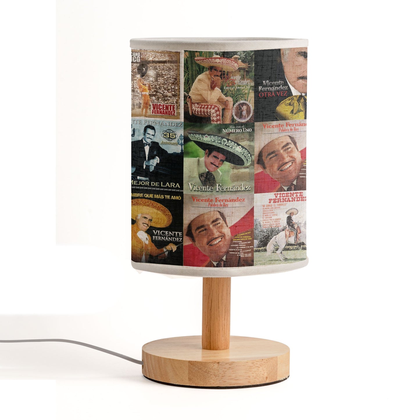 Vicente Fernández Fabric Lamp – The Soul of Ranchera
