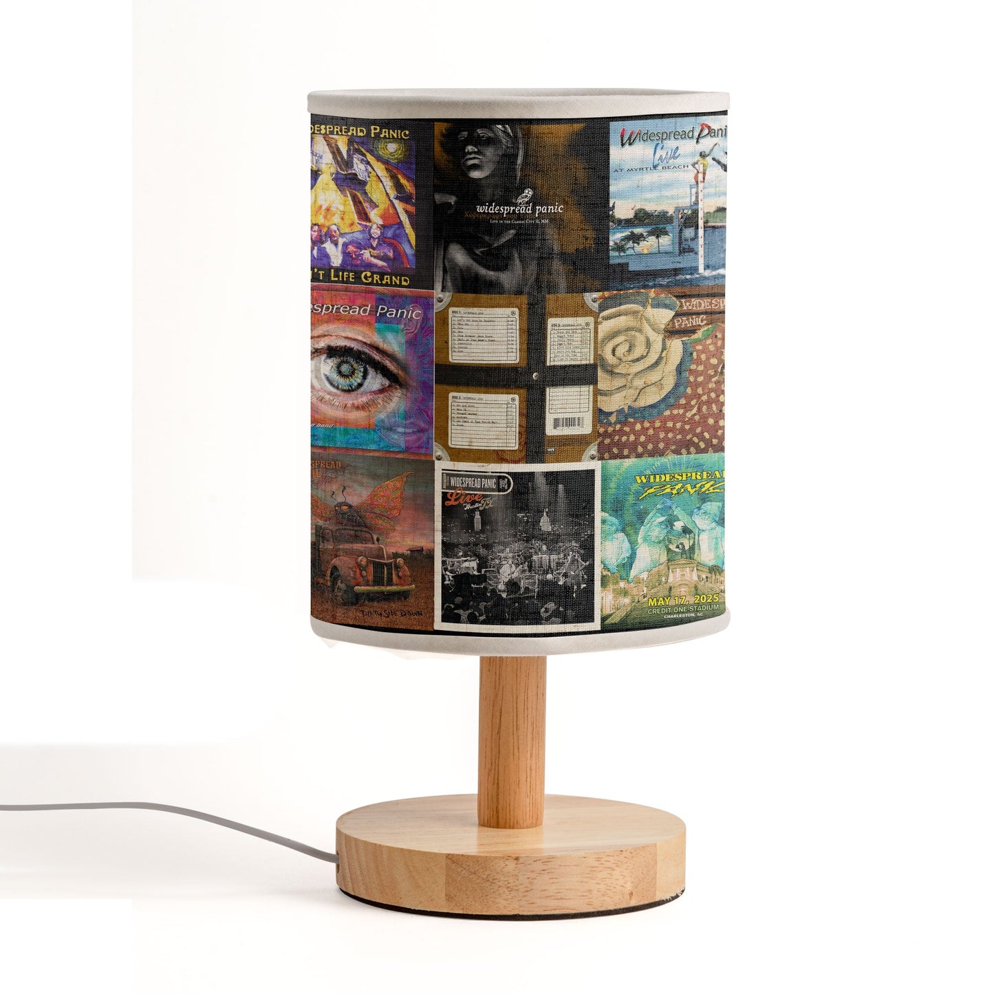 Widespread Panic Album Art Fabric Lamp – Jam Band Edition ??