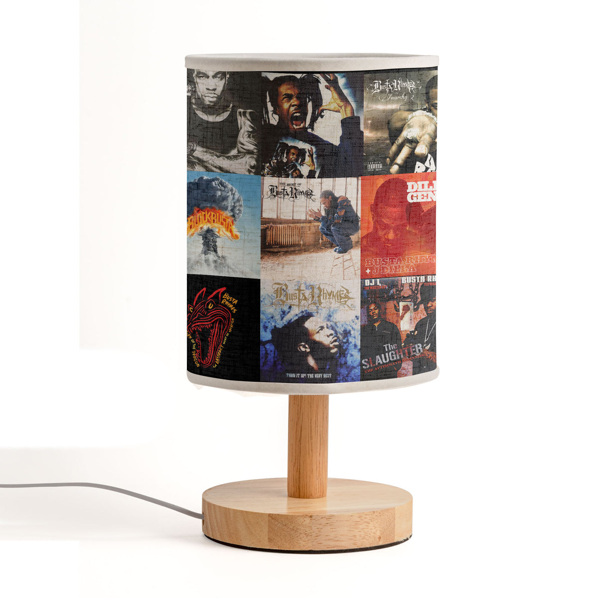Busta Rhymes Album Cover Lamp – Classic Hip-Hop Legacy Table Light