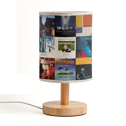 Sting Albums Fabric Lamp – Bring On the Night