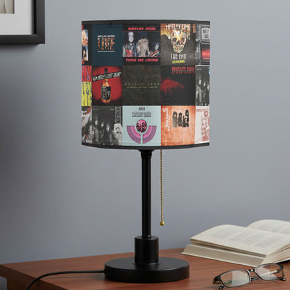 Mötley Crüe Table Lamp – Cylinder & Pyramid Design Music Decor