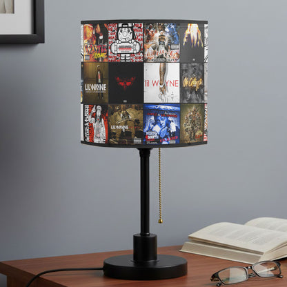 Lil Wayne Table Lamp – Cylinder & Pyramid Design Music Decor
