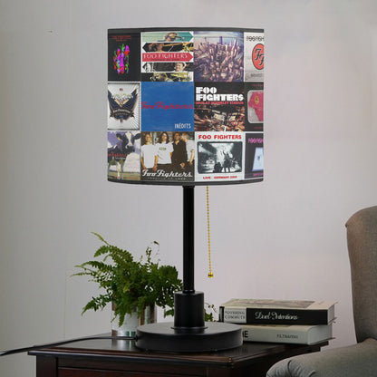 Foo Fighters Table Lamp – Cylinder & Pyramid Design Music Decor
