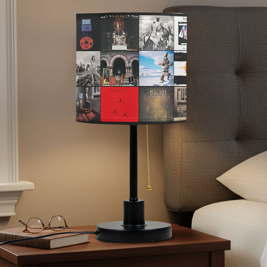 Rush Table Lamp – Cylinder & Pyramid Design Music Decor