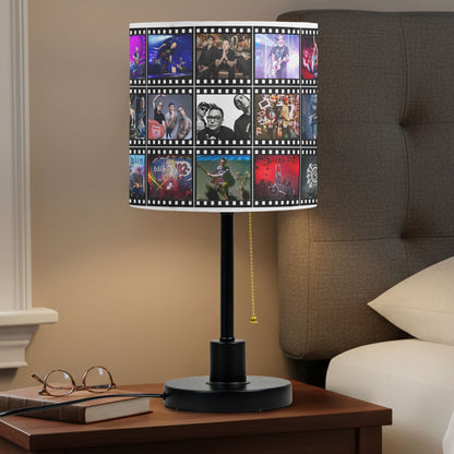 Blink-182 Table Lamp – Live Concert Filmstrip Collage Pop Punk Fan Decor