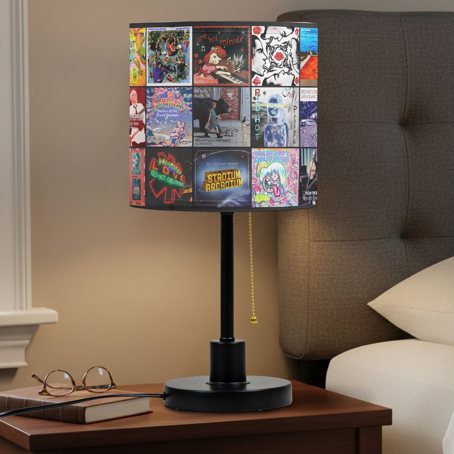 Michael Jackson Table Lamp – Iconic Album Cover Collage Pop Legend Decor