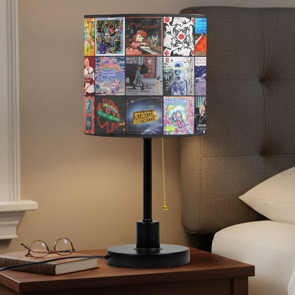 Michael Jackson Table Lamp – Iconic Album Cover Collage Pop Legend Decor