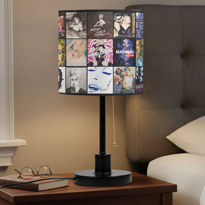 Madonna Table Lamp – Classic Album Cover Collage Pop Icon Fan Decor