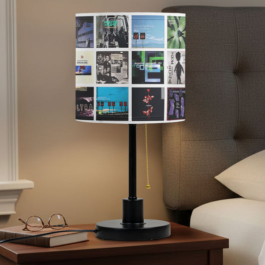 Depeche Mode Table Lamp – Cylinder & Pyramid Design Music Decor