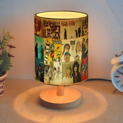 Cheap Trick Album Collage Fabric Lamp – Classic Rock Home Decor Light