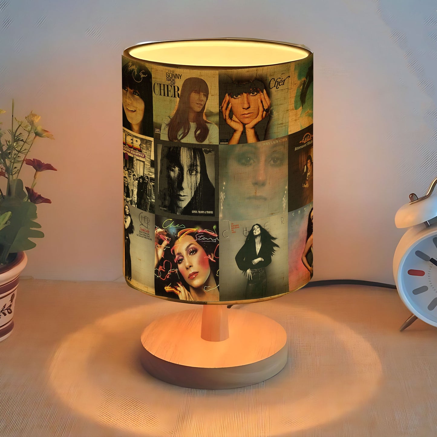 Cher Albums Fabric Lamp – A Tribute to the Goddess of Pop ?