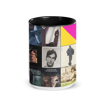 James Taylor Accent Mug – Timeless Album Cover Collage Gift