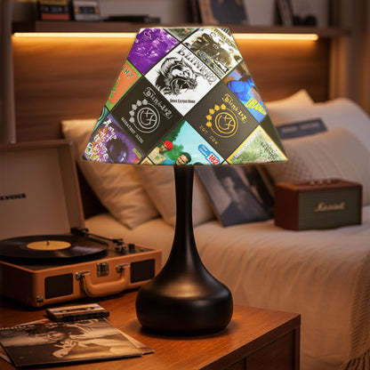 Blink-182 Table Lamp – Cylinder & Pyramid Design Music Decor