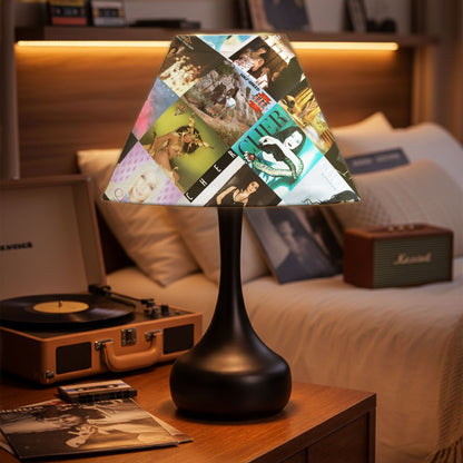 Cher Table Lamp – Cylinder & Pyramid Design Music Decor