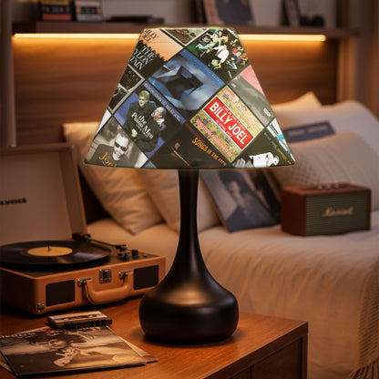 Billy Joel Table Lamp – Cylinder & Pyramid Design Music Decor