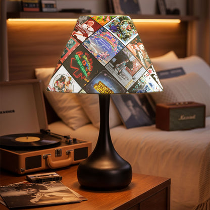 Michael Jackson Table Lamp – Iconic Album Cover Collage Pop Legend Decor