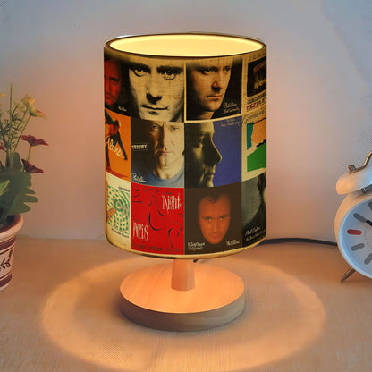 Phil Collins Album Art Fabric Lamp – Timeless Glow for Music Lovers