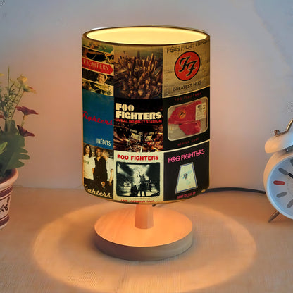 Foo Fighters Fabric Lamp – Rock Album Cover Table Light