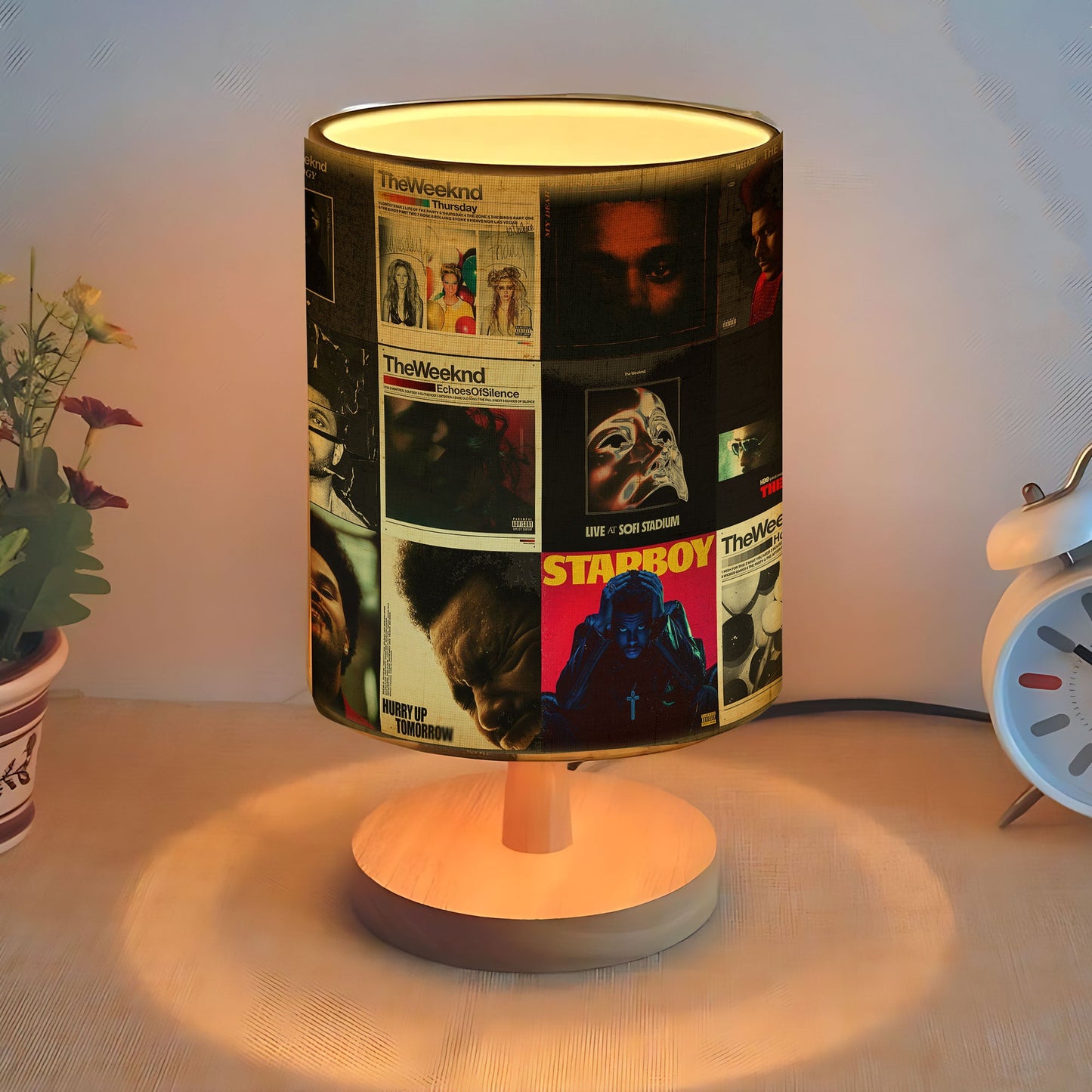 After Hours Glow – The Weeknd Albums Fabric Lamp