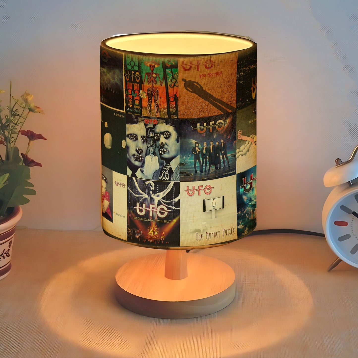 Rock Legends Shine – UFO Albums Fabric Lamp ????