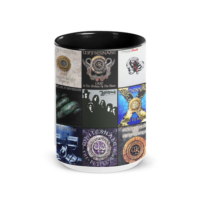 Whitesnake Accent Mug – Classic Rock Nostalgia Collage Gift