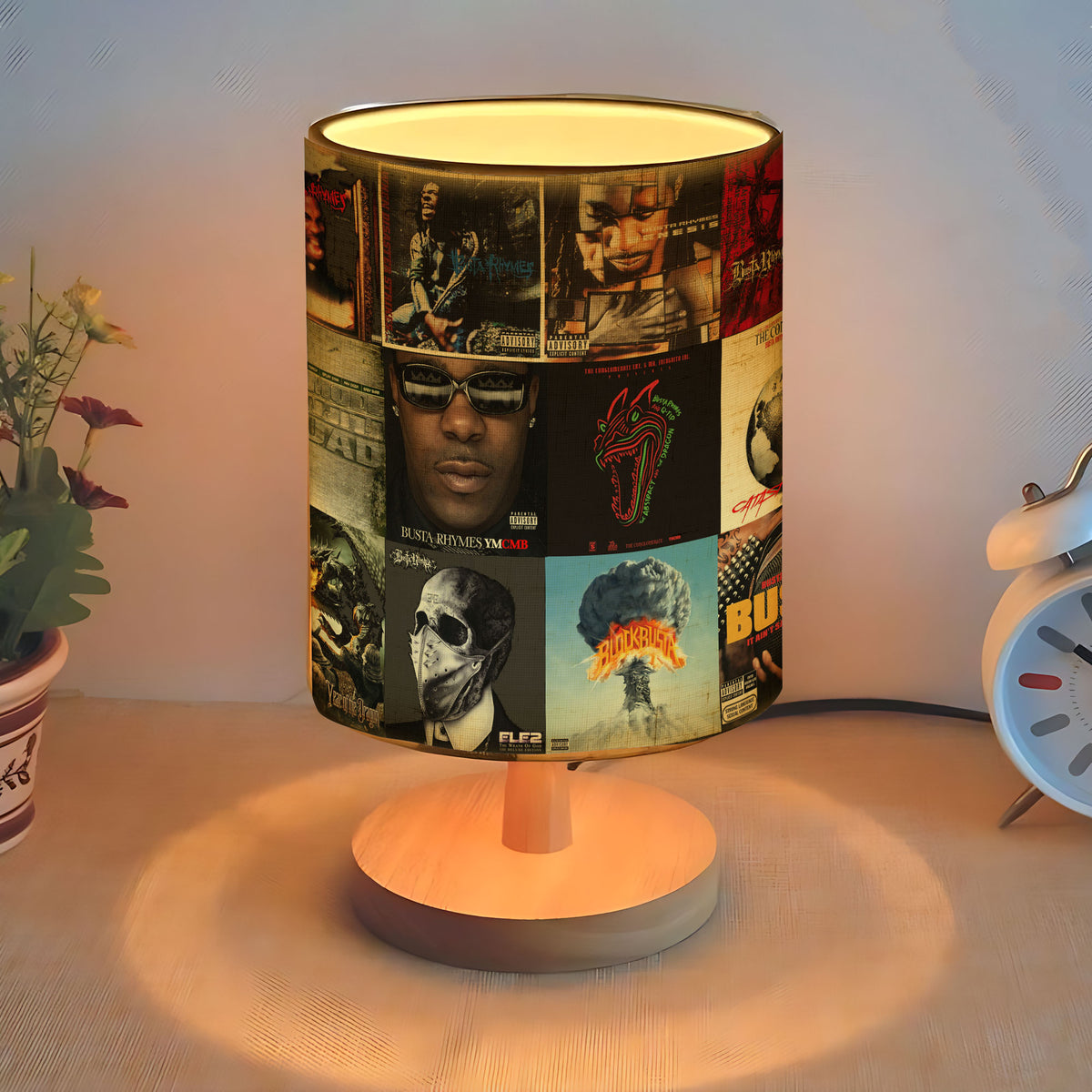 Busta Rhymes Album Cover Lamp – Classic Hip-Hop Legacy Table Light