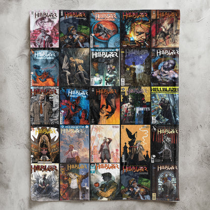 Hellblazer Comic Sherpa Blanket – John Constantine Dark Fantasy Throw Blanket for Cozy Home Decor