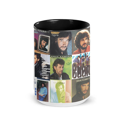 Eddie Rabbitt Accent Mug – Classic Album Cover Collage Gift
