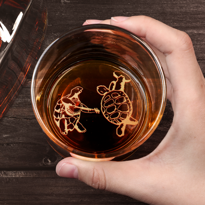 Grateful Dead Engraved Whiskey Glass – Vintage Jam Band Icon Collection ( With Box )