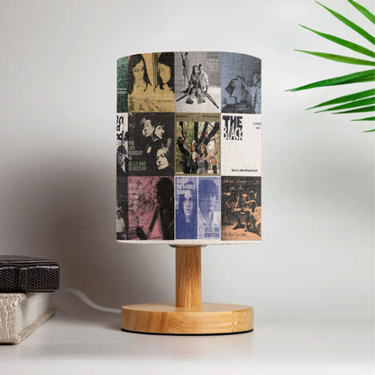 Belle and Sebastian Album Collage Fabric Lamp – Indie Pop Aesthetic Light