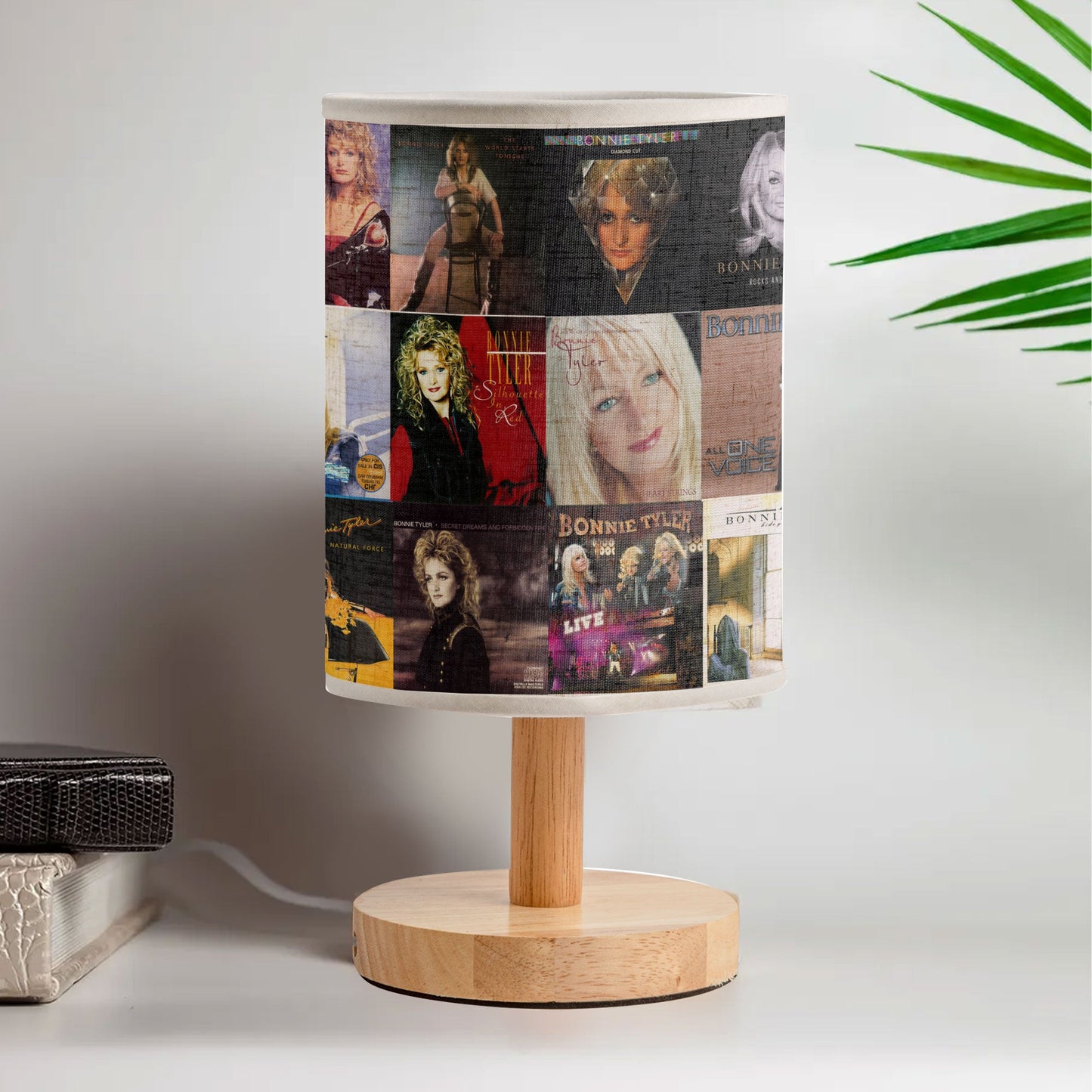 Bonnie Tyler Album Cover Lamp – Power Ballad Nostalgia Home Decor
