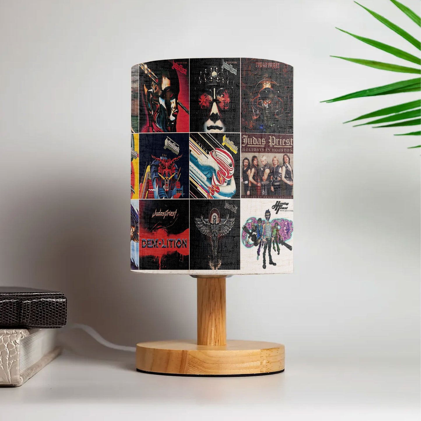 Judas Priest Albums Fabric Lamp – A Tribute to the Gods of Heavy Metal