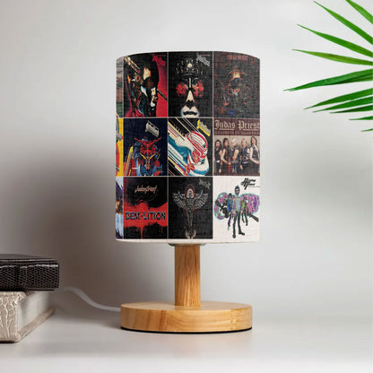 Judas Priest Albums Fabric Lamp – A Tribute to the Gods of Heavy Metal