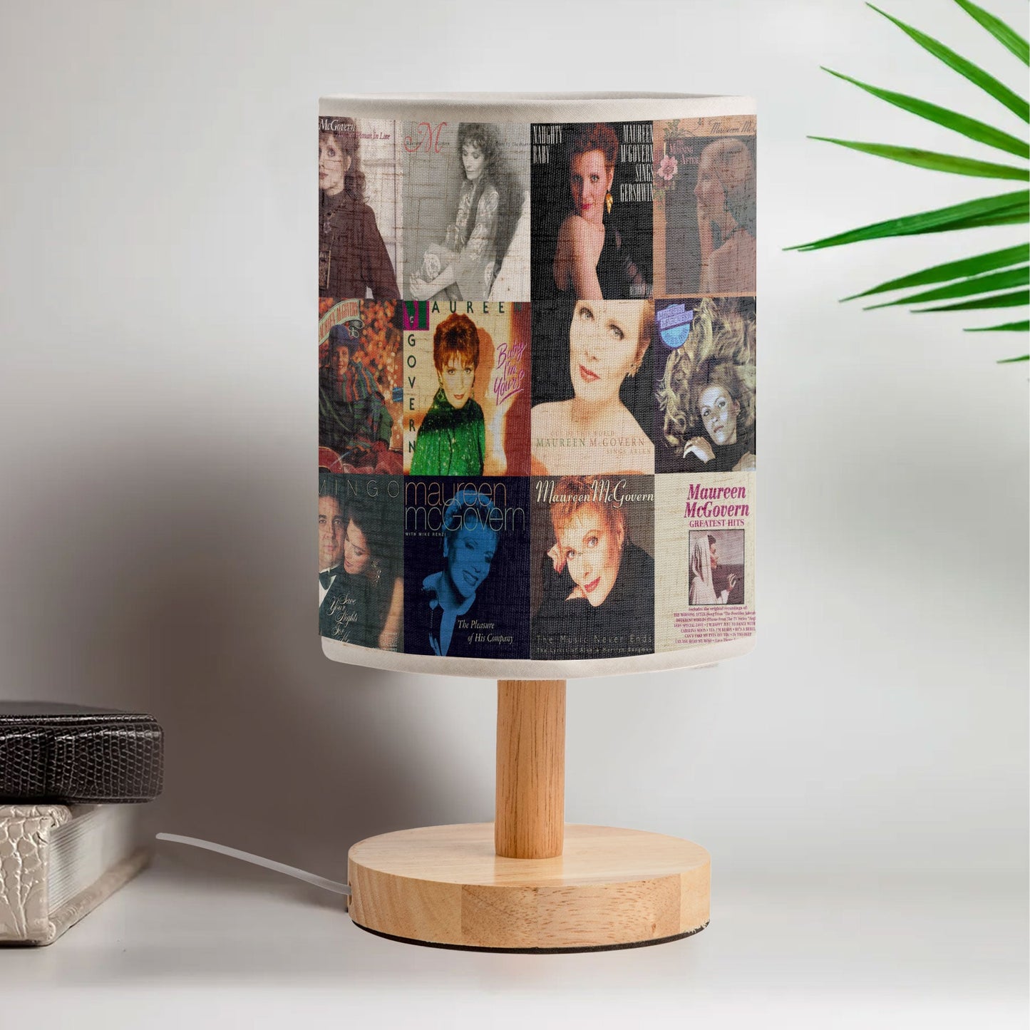 Maureen McGovern Album Cover Lamp – Classic Vocal Nostalgia Home Decor