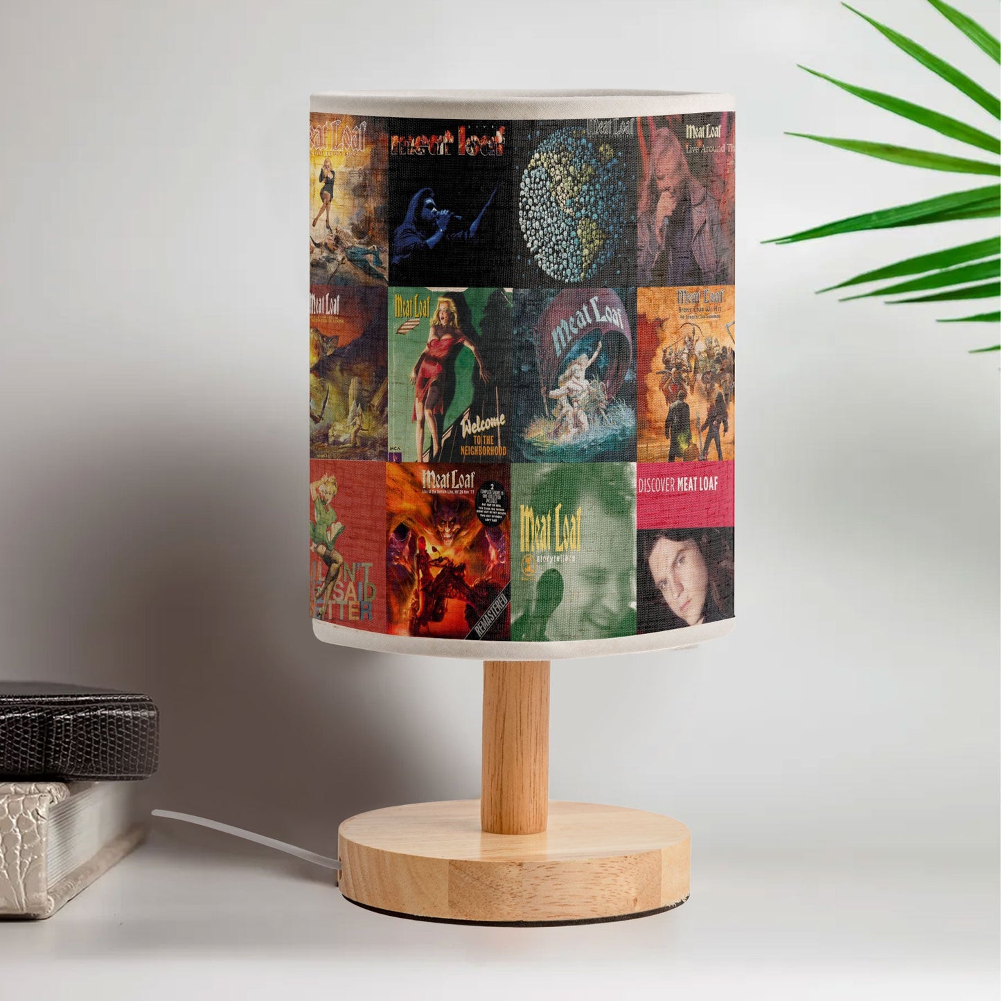 Meat Loaf Album Art Fabric Lamp – Rock Opera Glow ????
