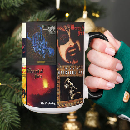Mercyful Fate Accent Mug – Album Cover Collage Gift