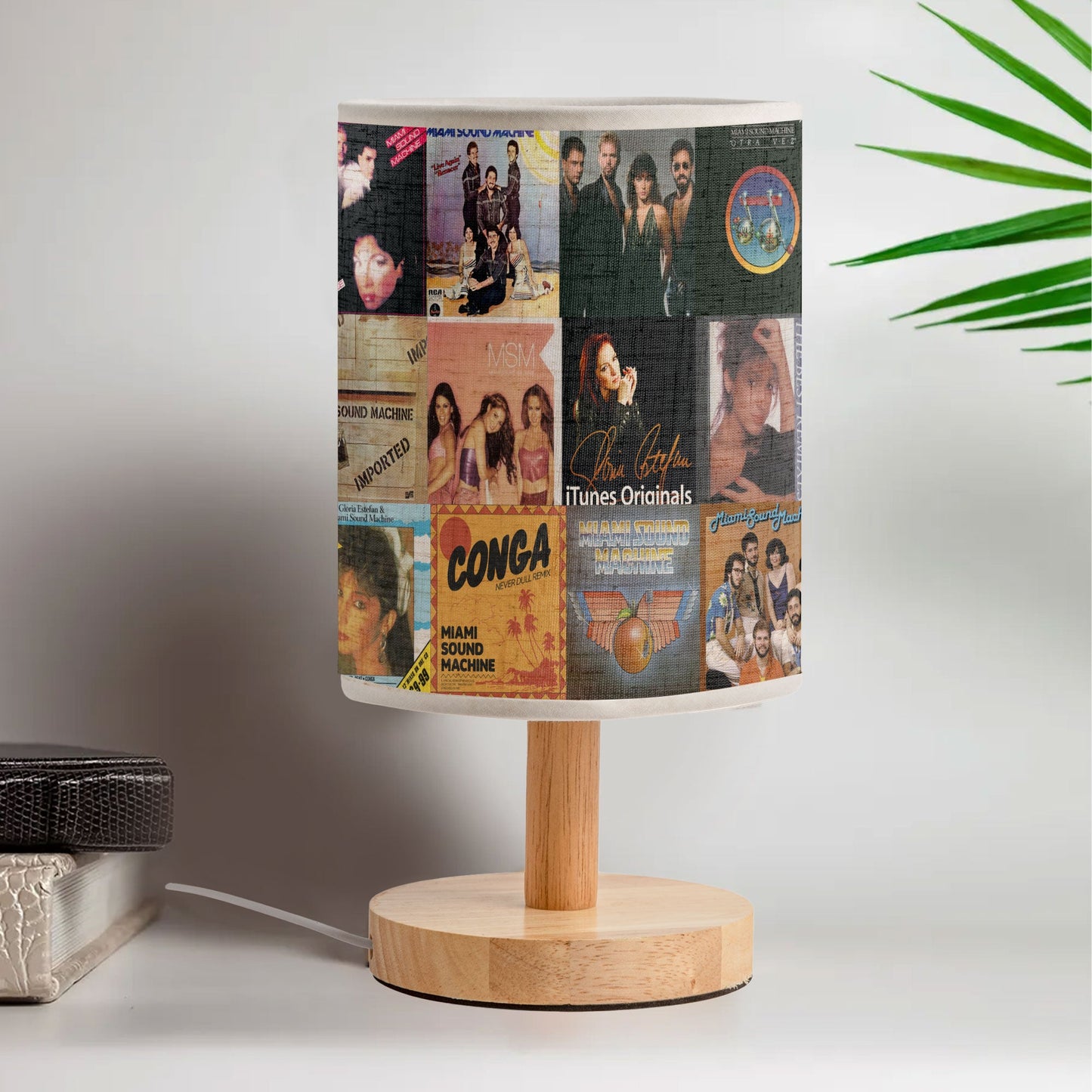Gloria Estefan & Miami Sound Machine Albums Lamp – Retro Latin Pop Table Light