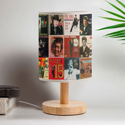 ??? Paul Anka Album Art Lamp – Golden Era Romance & Classic Charm