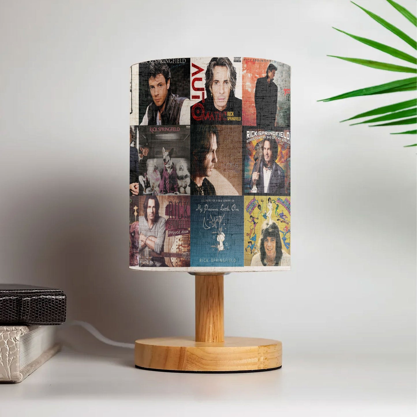 Rick Springfield Album Fabric Lamp – Rock ’80s Glow