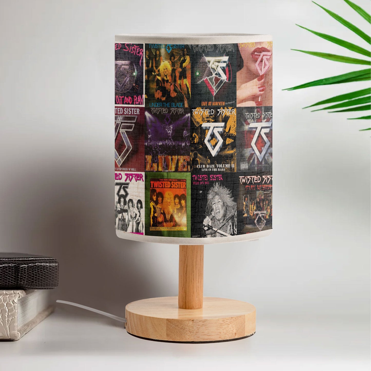 Twisted Sister Fabric Lamp – Rock & Rebellion Glow